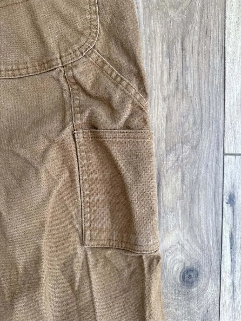 Dickies Carpenter Pants Mens 38x30 Y2K Distressed Faded Brown Workwear Grunge